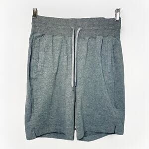 NWT Tek Gear Essential Bermuda Shorts Mid Rise Heather Gray Pockets Workout Gym